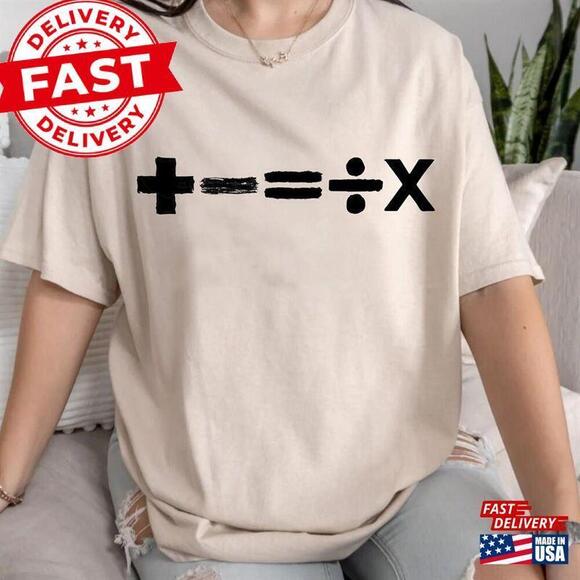 Other - Ed Sheeran Shirt Retro s Mathematics Tour Tee Unisex